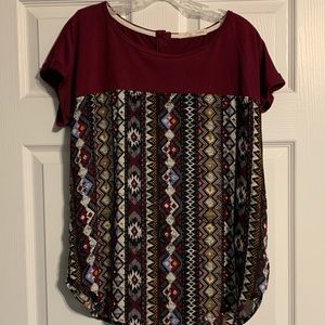 Tribal Print Blouse